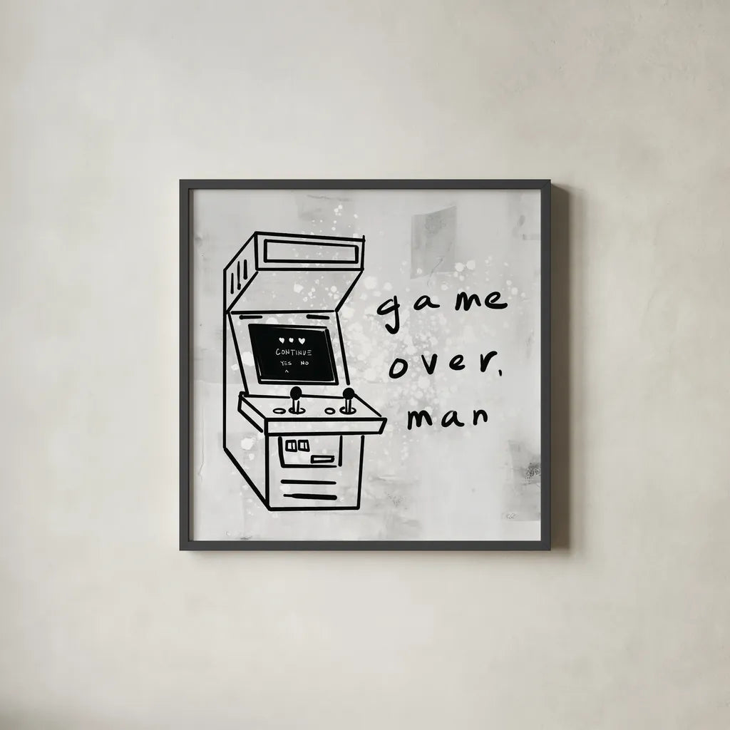 Arcade VIII by Kent Youngstrom. Shown in a sleek black glass frame for a contemporary gallery look. Available as an archival giclee rolled canvas, fine art paper, or poster print. SKU 81924a.