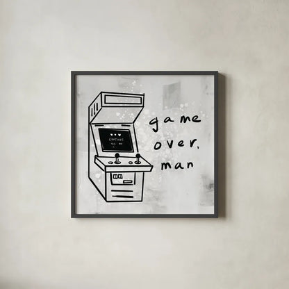 Arcade VIII by Kent Youngstrom. Shown in a sleek black glass frame for a contemporary gallery look. Available as an archival giclee rolled canvas, fine art paper, or poster print. SKU 81924a.