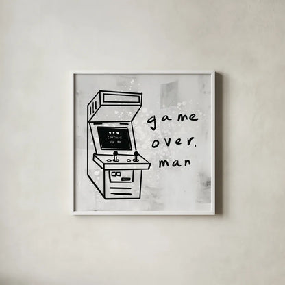 Arcade VIII by Kent Youngstrom. Shown in a crisp white glass frame for a clean and minimalist style. Available as an archival giclee rolled canvas, fine art paper, or poster print. SKU 81924a.