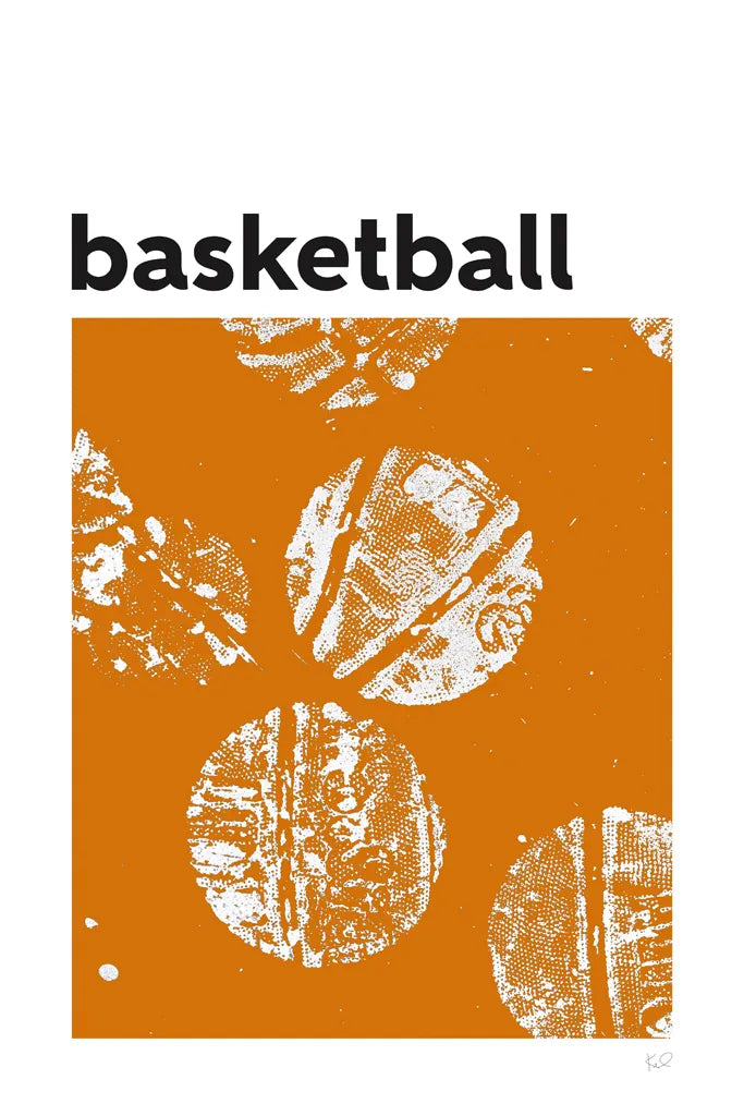 Baller II Orange by Kent Youngstrom. SKU 84206h. Archival Giclee Fine art print for wall decor.