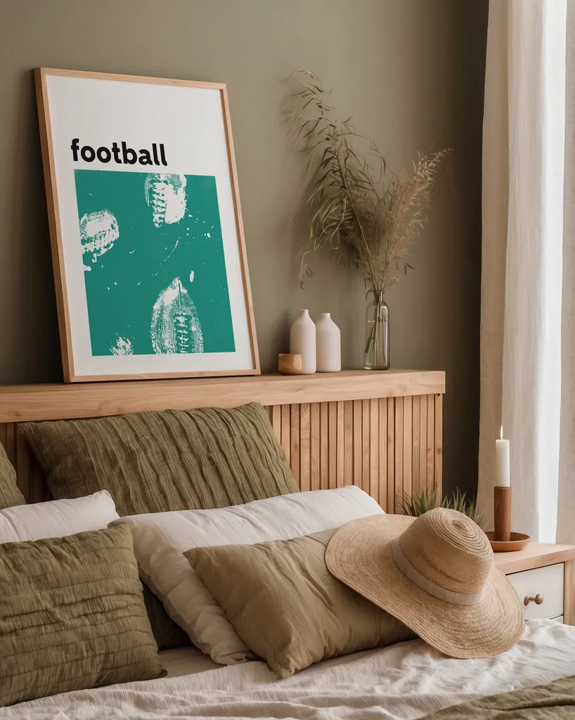 Baller III by Kent Youngstrom. shown as a paper print in a natural frame. Available as a archival giclee rolled canvas, fine art paper, or poster print. SKU 84141h.