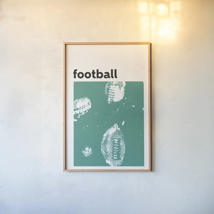 Baller III by Kent Youngstrom. shown as a paper print in a natural frame. Available as a archival giclee rolled canvas, fine art paper, or poster print. SKU 84141h.