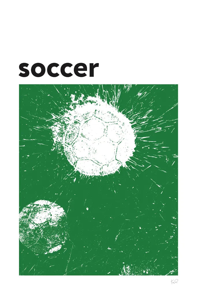 Baller IV Green by Kent Youngstrom. SKU 84208h. Archival Giclee Fine art print for wall decor.