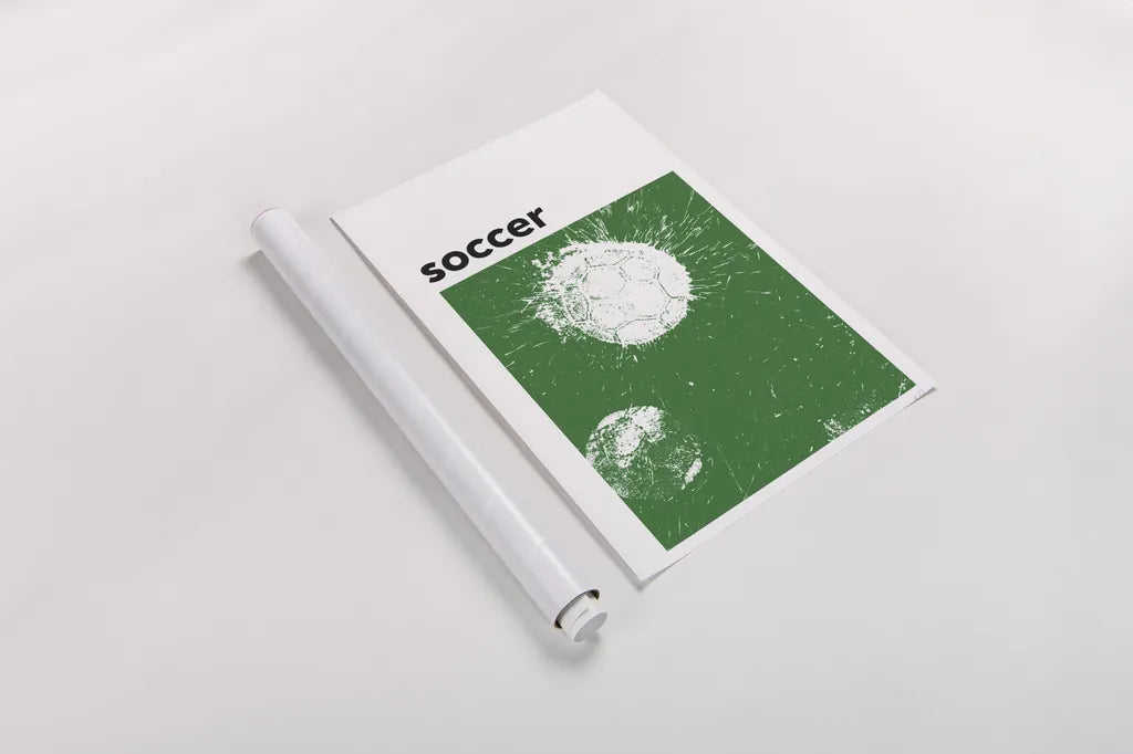 Baller IV Green by Kent Youngstrom. shown as a rolled paper print. Available as archival giclee rolled canvas, fine art paper, or poster print. SKU 84208h.