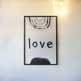 Big Love by Kent Youngstrom. shown as a paper print in a black flame. Available as a archival giclee rolled canvas, fine art paper, or poster print. SKU 87975h.