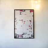 Bits and Bytes by Kent Youngstrom. shown as a paper print in a black flame. Available as a archival giclee rolled canvas, fine art paper, or poster print. SKU 80627h.