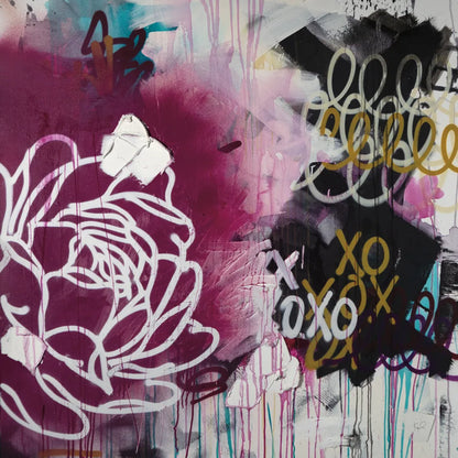 But Mom Dosent Like Graffiti by Kent Youngstrom. SKU 87973a. Archival Giclee Fine art print for wall decor.