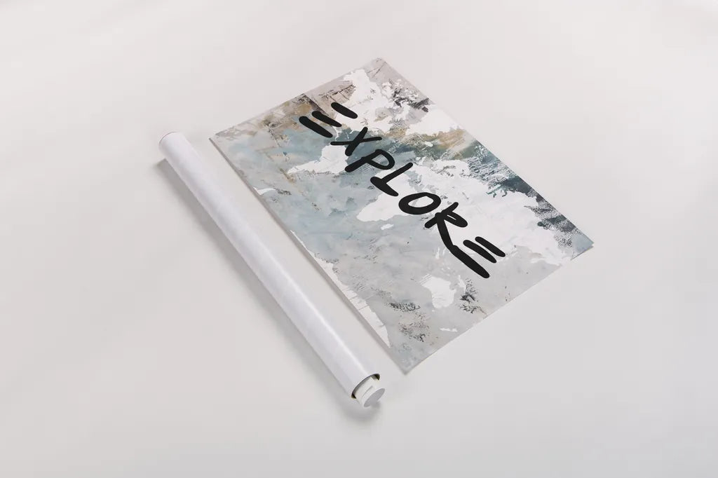 Explore Neutral World Map by Kent Youngstrom. shown as a rolled paper print. Available as archival giclee rolled canvas, fine art paper, or poster print. SKU 82619i.