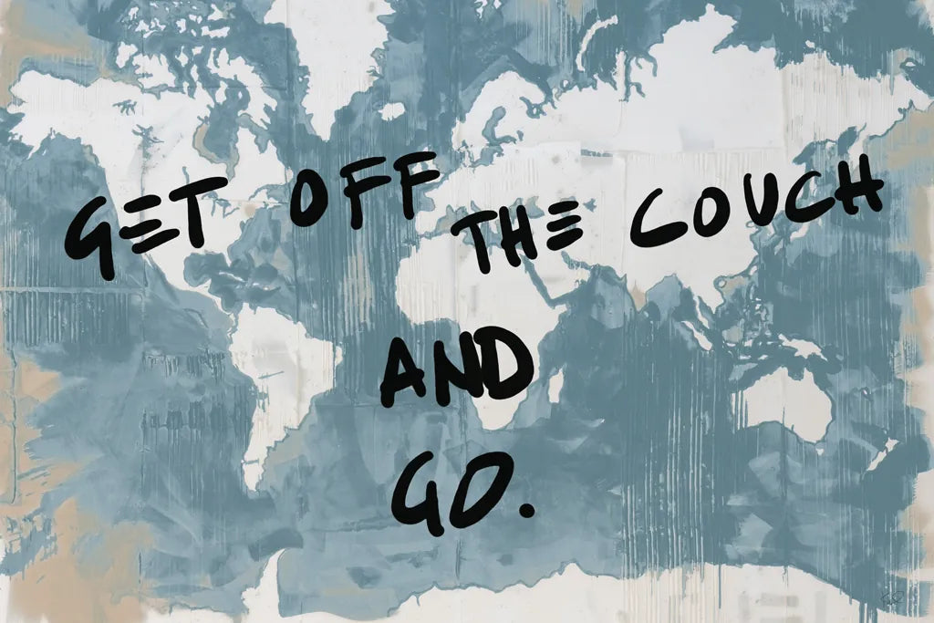 Get Off the Couch World by Kent Youngstrom. SKU 82620i. Archival Giclee Fine art print for wall decor.
