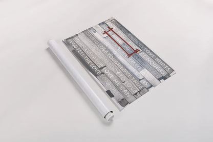 Graffiti Love by Kent Youngstrom. shown as a rolled paper print. Available as archival giclee rolled canvas, fine art paper, or poster print. SKU 80204i.