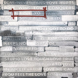 Graffiti Love Sq by Kent Youngstrom. SKU 80205a. Archival Giclee Fine art print for wall decor.
