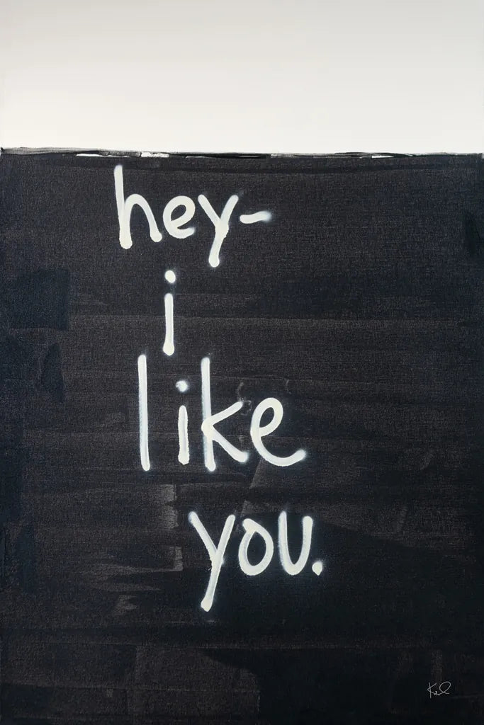 Hey I Like You by Kent Youngstrom. SKU 87972h. Archival Giclee Fine art print for wall decor.