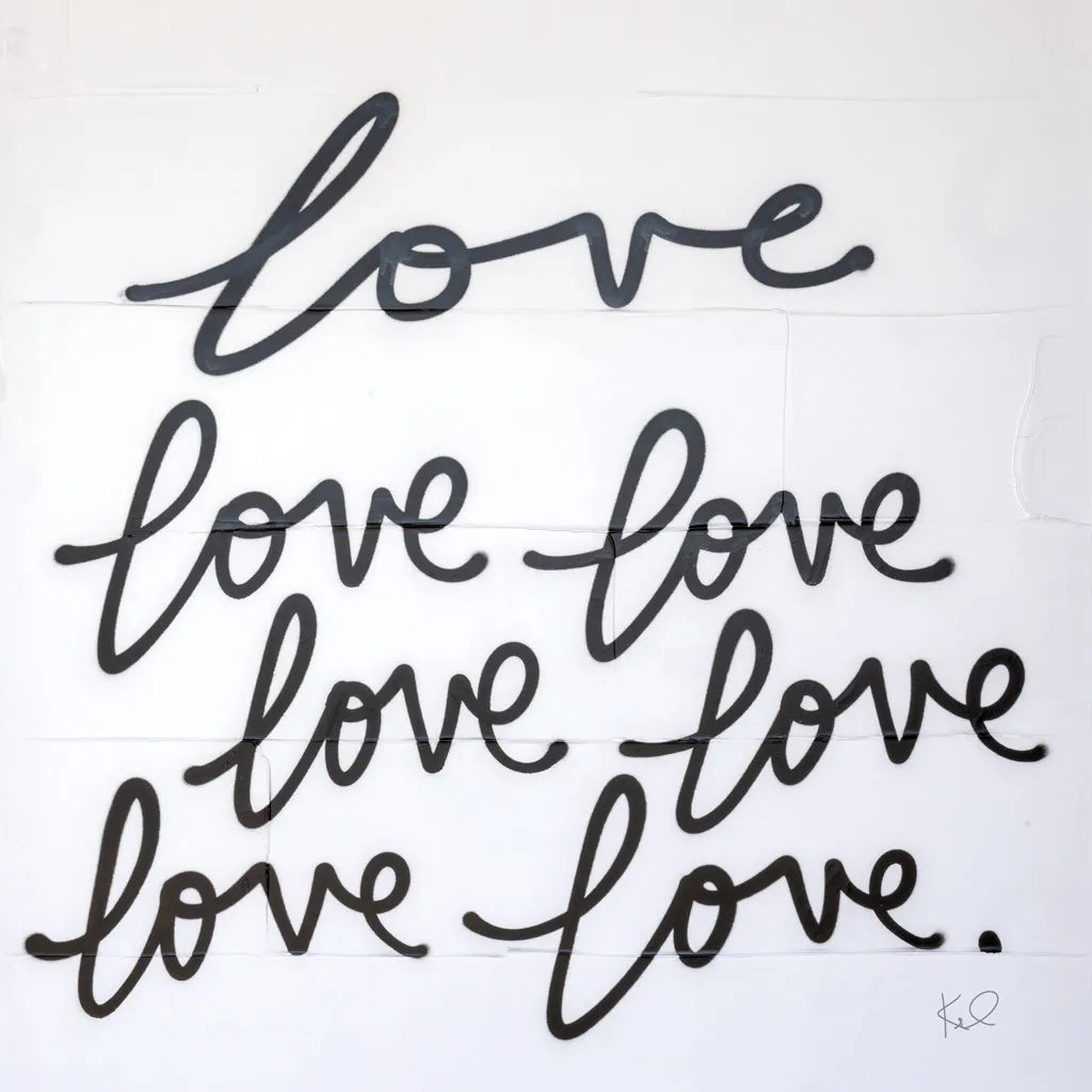 Love Times Seven Sq by Kent Youngstrom. SKU 80638a. Archival Giclee Fine art print for wall decor.