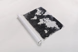 Map of the World Crop by Kent Youngstrom. shown as a rolled paper print. Available as archival giclee rolled canvas, fine art paper, or poster print. SKU 81316i.