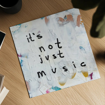 Not Just Music by Kent Youngstrom. Shown as a detailed flat fine art print, highlighting archival giclee quality. Available as an archival giclee rolled canvas, fine art paper, or poster print. SKU 80431a.