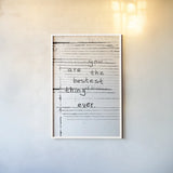 Passing Notes by Kent Youngstrom. shown as a paper print in a white frame. Available as a archival giclee rolled canvas, fine art paper, or poster print. SKU 87968h.