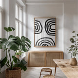 Practice is Over by Kent Youngstrom. shown as a print in a natural wood frame in a dining room. Available as a archival giclee rolled canvas, fine art paper, or poster print. SKU 87971h.