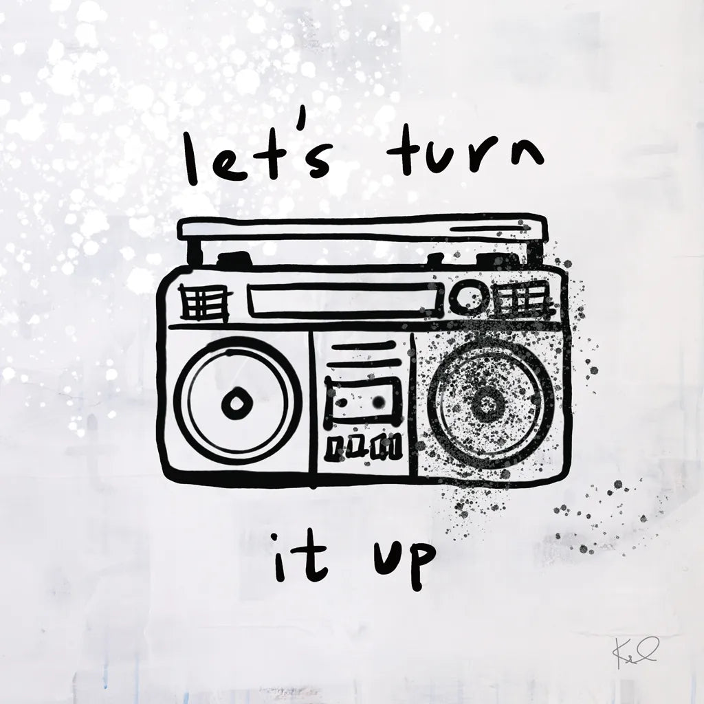 Turn it Up I by Kent Youngstrom. SKU 81099a. Archival Giclee Fine art print for wall decor.