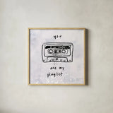 Turn it Up II by Kent Youngstrom. Shown in a natural wood glass frame for a timeless modern aesthetic. Available as an archival giclee rolled canvas, fine art paper, or poster print. SKU 81100a.