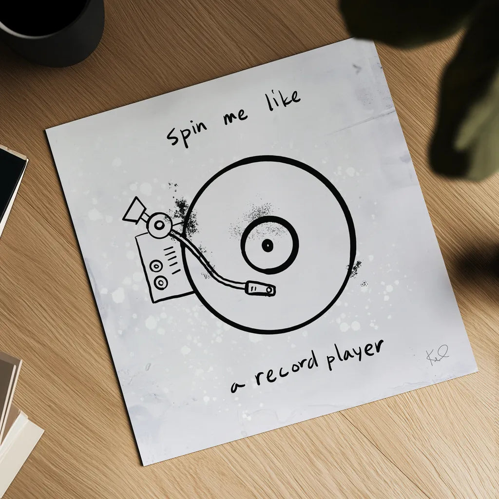 Turn it Up III by Kent Youngstrom. Shown as a detailed flat fine art print, highlighting archival giclee quality. Available as an archival giclee rolled canvas, fine art paper, or poster print. SKU 81101a.