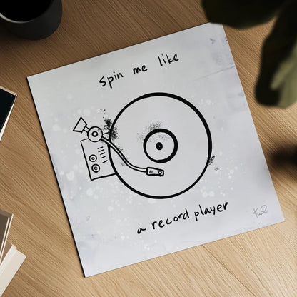 Turn it Up III by Kent Youngstrom. Shown as a detailed flat fine art print, highlighting archival giclee quality. Available as an archival giclee rolled canvas, fine art paper, or poster print. SKU 81101a.