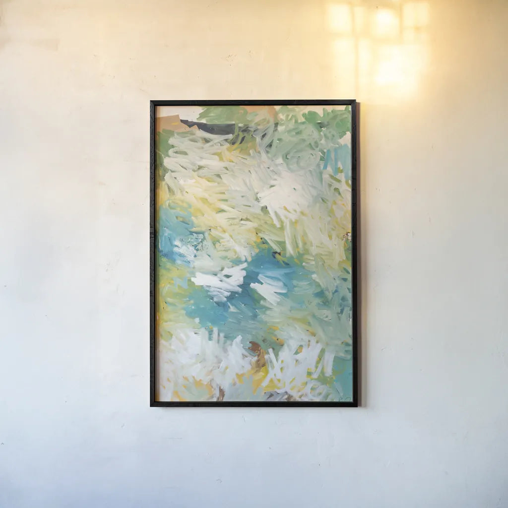 Vibrancy by Kent Youngstrom. shown as a paper print in a black flame. Available as a archival giclee rolled canvas, fine art paper, or poster print. SKU 80586h.