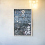 Wall of Love by Kent Youngstrom. shown as a paper print in a white frame. Available as a archival giclee rolled canvas, fine art paper, or poster print. SKU 80215h.