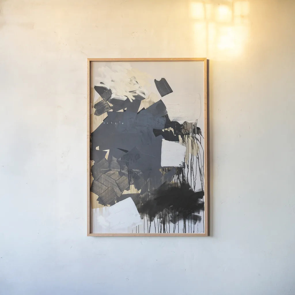 Why Settle by Kent Youngstrom. shown as a paper print in a natural frame. Available as a archival giclee rolled canvas, fine art paper, or poster print. SKU 80216h.