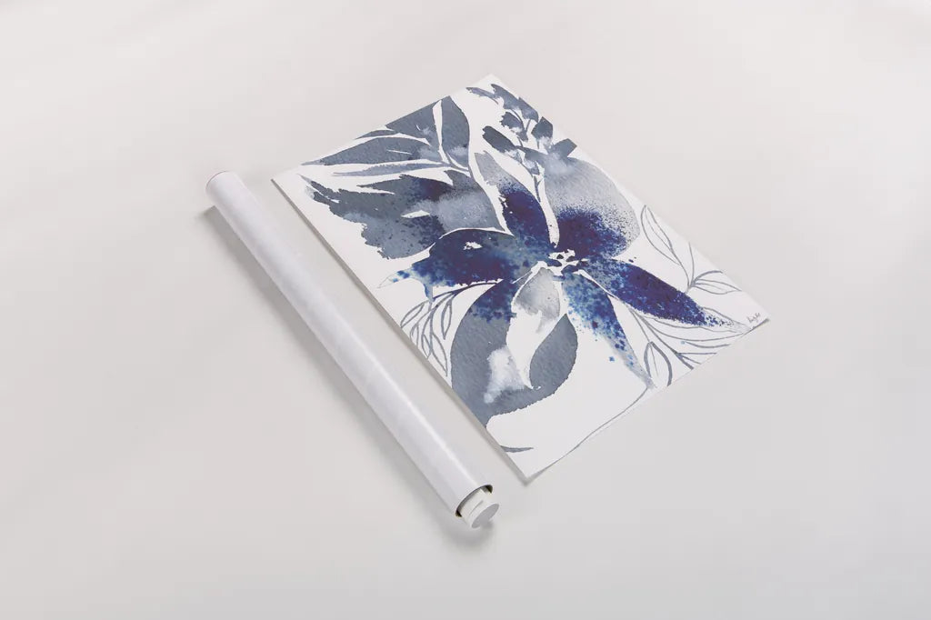 Beauty of Blue by Kristy Rice. shown as a rolled paper print. Available as archival giclee rolled canvas, fine art paper, or poster print. SKU 100913h.