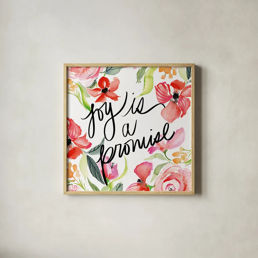 Bloom to Remember I by Kristy Rice. Shown in a natural wood glass frame for a timeless modern aesthetic. Available as an archival giclee rolled canvas, fine art paper, or poster print. SKU 41898a.