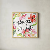 Bloom to Remember II by Kristy Rice. Shown in a natural wood glass frame for a timeless modern aesthetic. Available as an archival giclee rolled canvas, fine art paper, or poster print. SKU 41899a.