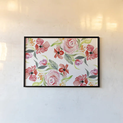 Bloom to Remember V by Kristy Rice. shown as a paper print in a black flame. Available as a archival giclee rolled canvas, fine art paper, or poster print. SKU 41902i.