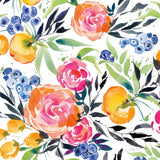 Blueberries Among Us Crop by Kristy Rice. SKU 35059a. Archival Giclee Fine art print for wall decor.
