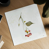 Botticelli Plants III by Kristy Rice. Shown as a detailed flat fine art print, highlighting archival giclee quality. Available as an archival giclee rolled canvas, fine art paper, or poster print. SKU 54044a.