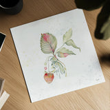Botticelli Plants V by Kristy Rice. Shown as a detailed flat fine art print, highlighting archival giclee quality. Available as an archival giclee rolled canvas, fine art paper, or poster print. SKU 54046a.