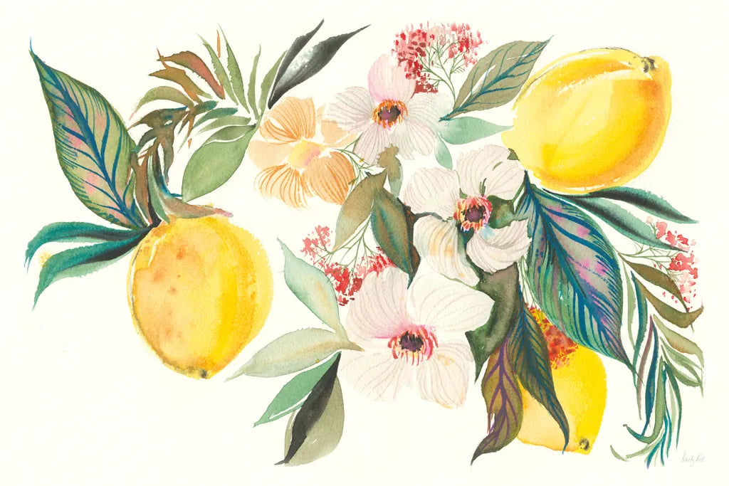 Citrus Summer I by Kristy Rice. SKU 58102i. Archival Giclee Fine art print for wall decor.