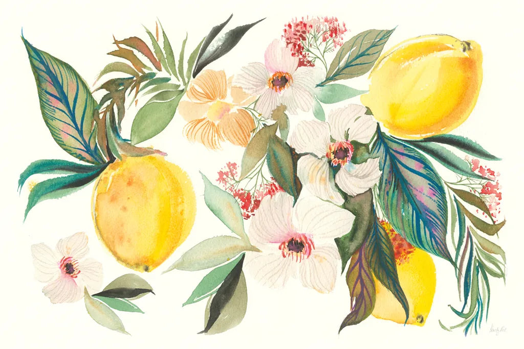Citrus Summer I v2 by Kristy Rice. SKU 61453i. Archival Giclee Fine art print for wall decor.