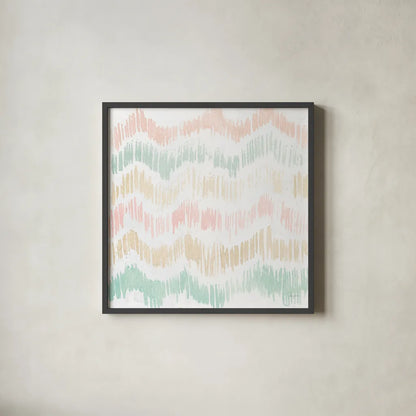 Colors of the Wind III Pastel by Kristy Rice. Shown in a sleek black glass frame for a contemporary gallery look. Available as an archival giclee rolled canvas, fine art paper, or poster print. SKU 55322a.