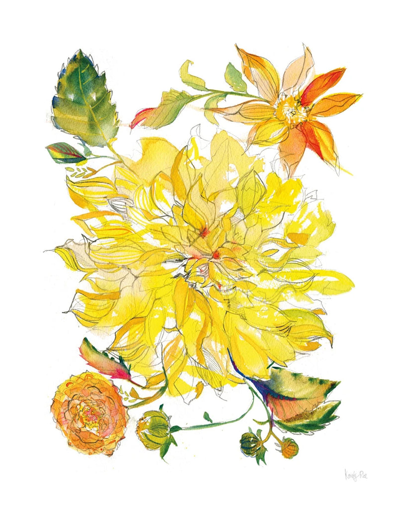 Dahlia Delight of the Day III by Kristy Rice
