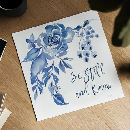 Delft Delight I Know by Kristy Rice. Shown as a detailed flat fine art print, highlighting archival giclee quality. Available as an archival giclee rolled canvas, fine art paper, or poster print. SKU 47424a.