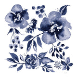 Delft Delight II DB No Words by Kristy Rice. SKU 59155a. Archival Giclee Fine art print for wall decor.