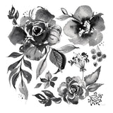 Delft Delight III Black No Words by Kristy Rice. SKU 66485a. Archival Giclee Fine art print for wall decor.