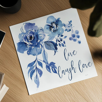 Delft Delight III Live by Kristy Rice. Shown as a detailed flat fine art print, highlighting archival giclee quality. Available as an archival giclee rolled canvas, fine art paper, or poster print. SKU 47426a.