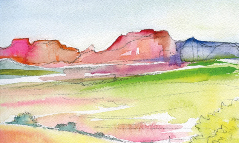 Desert Landscape II by Kristy Rice
