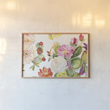 Desert Rose V by Kristy Rice. shown as a paper print in a natural frame. Available as a archival giclee rolled canvas, fine art paper, or poster print. SKU 38791i.