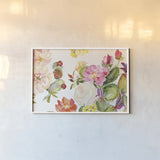 Desert Rose V by Kristy Rice. shown as a paper print in a white frame. Available as a archival giclee rolled canvas, fine art paper, or poster print. SKU 38791i.