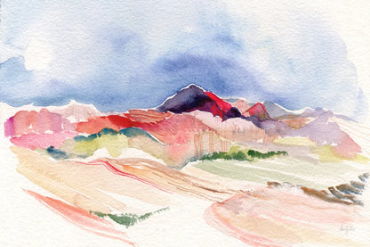 Desertscape by Kristy Rice. SKU 88607i. Archival Giclee Fine art print for wall decor.
