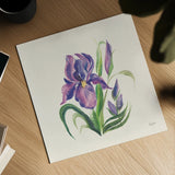 Easter Bloom II by Kristy Rice. Shown as a detailed flat fine art print, highlighting archival giclee quality. Available as an archival giclee rolled canvas, fine art paper, or poster print. SKU 87619a.