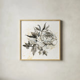 Elegance II by Kristy Rice. Shown in a natural wood glass frame for a timeless modern aesthetic. Available as an archival giclee rolled canvas, fine art paper, or poster print. SKU 58129a.