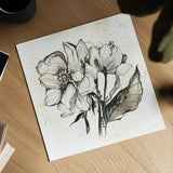Elegance III by Kristy Rice. Shown as a detailed flat fine art print, highlighting archival giclee quality. Available as an archival giclee rolled canvas, fine art paper, or poster print. SKU 58130a.